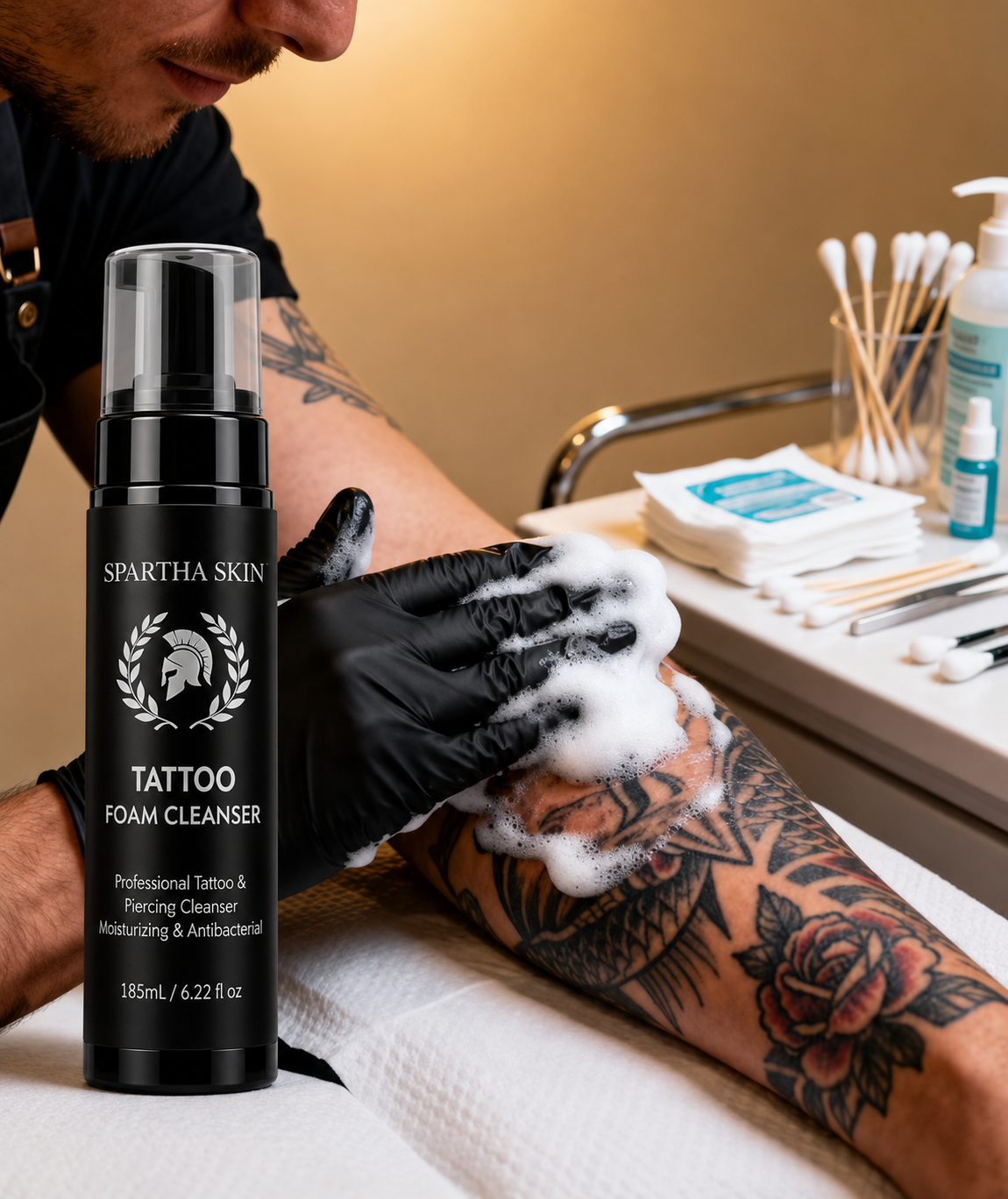 SPARTHA SKIN TATTOO FOAM CLEANSER